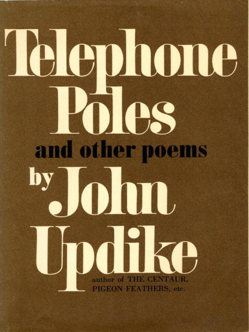Cover image for Telephone Poles and Other Poems
